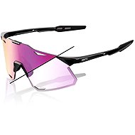 100% Speedlab Hypercraft Gloss Black Photochromic Purple Mirror - Cycling Glasses