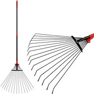 Strend Pro Rake R114, 15 blades, for leaves, wire, adjustable - Rake