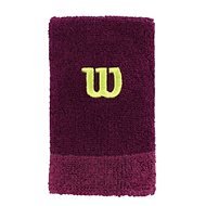 Wilson Extra Wide W Wristband Purple/Boyse OSFA - Wristband
