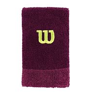 Wilson Extra Wide W Wristband Purple/Boyse OSFA - Wristband