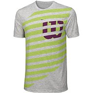 Wilson M Lined W TECH TEE Heather GR XL - T-Shirt