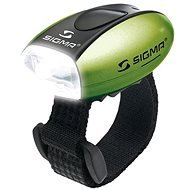 Sigma Micro zelená/predné svetlo LED-biela - Svetlo na bicykel