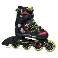 Fila X-One Black/Red/Lime Size 35-38 - Roller Skates