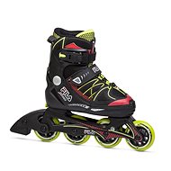 Fila X-one black / red / lime size 38-41 - Roller Skates