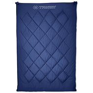 Trimm Twin Mid.blue 195 right - Sleeping Bag