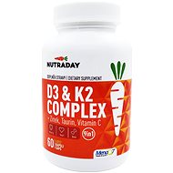 Nutraday D3 & K2 Complex, 60 rostlinných kapslí - Multivitamin