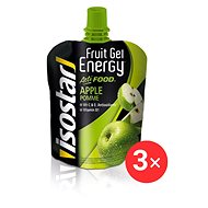 Isostar Actifood 3 x 90g, Apple - Energy Gel