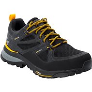 Jack Wolfskin Force Striker Texapore LOW M, Black/Yellow, size EU 45/280mm - Trekking Shoes