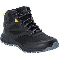 Jack Wolfskin Woodland Tex Mid K black/yellow EU 35 / 213 mm - Trekking Shoes