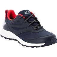 Jack Wolfskin Woodland Tex Low K blue/red EU 36 / 220 mm - Trekking Shoes