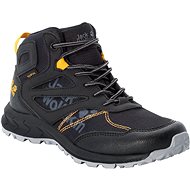 Jack Wolfskin Woodland Texapore Low K, Black/Yellow, size EU 33/200mm - Trekking Shoes