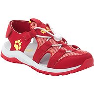 Jack Wolfskin Outdoor Action Sandal K, Red/Yellow, size EU 34/206mm - Sandals