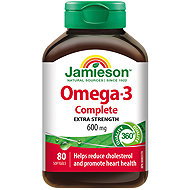 JAMIESON Omega-3 Complete 80 softgels - Omega 3