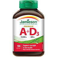 JAMIESON Vitamin A&D Forte 100 Capsules - Vitamins