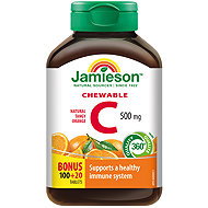 JAMIESON Vitamin C 500 mg Orange 120 tablets - Vitamin C
