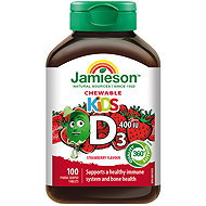 JAMIESON Vitamin D3 KIDS 400 IU 100 tablets - Vitamin D3