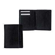 Bugatti Men's leather high top, black - Wallet
