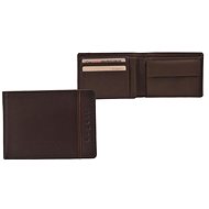 Bugatti Men's leather casual format, brown - Wallet