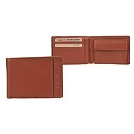 Bugatti Men's leather casual format, light brown - Wallet