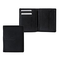Bugatti Men's leather portrait format, black - Wallet