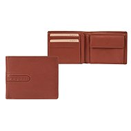 Bugatti Men's leather casual format, light brown - Wallet
