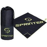 SPRINTER Microfiber Towel 70x140 cm, Black-green - Towel
