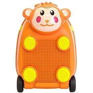 Children's suitcase with kit (monkey-orange), PD Toys 1706, 46 x 33,5 x 30,5cm - Children's Lunch Box