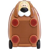 Children's suitcase with kit (doggy-brown), PD Toys 1711, 46 x 33,5 x 30,5cm - Suitcase