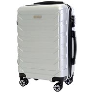 T-class 618, size. M, TSA lock, (matt silver), 55 x 37 x 21cm - Suitcase