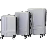 Set of 3 cases T-class TPL-3011, M, L, XL, ABS, (silver) - Case Set