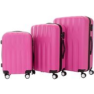 Set of 3 cases T-class TPL-3029, M, L, XL, ABS, (pink) - Case Set