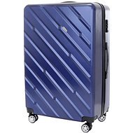 T-class TPL-7001, sizing. XL, TSA lock, expandable, (blue), 75 x 48 x 32cm - Suitcase