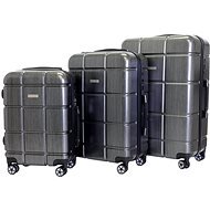 Set of 3 cases T-class 2222, M, L, XL, TSA lock (black and grey) - Case Set