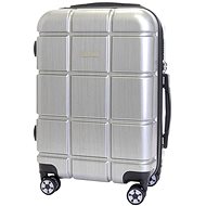T-class 2222, size. M, TSA lock, (silver), 55 x 36 x 21cm - Suitcase