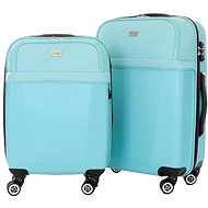 Set of 2 cases T-class 1424, M, L, with weight and USB, (blue) - Case Set