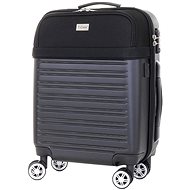 T-class 1610, size. M, TSA lock, weight, (black), 54 x 38,5 x 19cm - Suitcase
