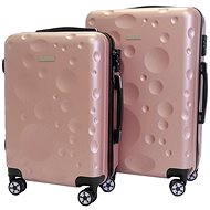 Set of 2 T-class 628 suitcases, M, L, TSA lock (pink) - Case Set