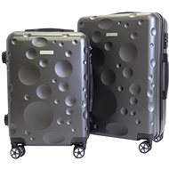 Set of 2 T-class 628 suitcases, M, L, TSA lock (matt grey) - Case Set