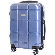 T-class 2222, size. M, TSA lock, (blue), 55 x 36 x 21cm - Suitcase