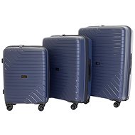 Set of 3 cases T-class 1991, M, L, XL, TSA, PP, DoubleLock (dark blue) - Case Set