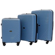 Set of 3 cases T-class 1991, M, L, XL, TSA, PP, DoubleLock (light blue) - Case Set