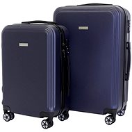 Set of 2 cases T-class 1361, ABS plastic (blue) TSA lock, size M, L - Case Set