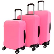 Set of 3 T-class suitcase covers (pink) - Luggage Cover