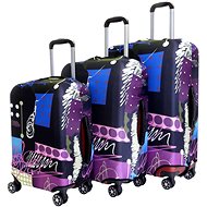Set of 3 suitcase covers T-class (painting) - Luggage Cover