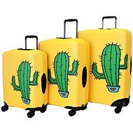 T-class® Súprava 3 obalov na kufre kaktus - Obal na kufor