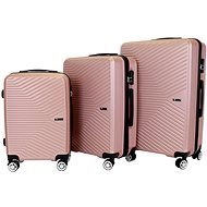 T-class® Sada 3 kufrů VT21111, růžová - Case Set