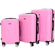 T-class® Sada 3 kufrů VT21121, růžová - Case Set