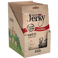 Jihočeské Jerky Turkey with pepper 400 g (20 x 20 g) - Dried Meat