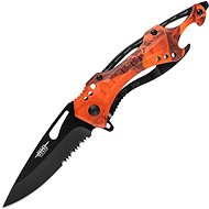 JKR Folding knife, camouflage, orange - Pocket Knife