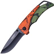 JKR Folding knife, camouflage, green-orange - Pocket Knife